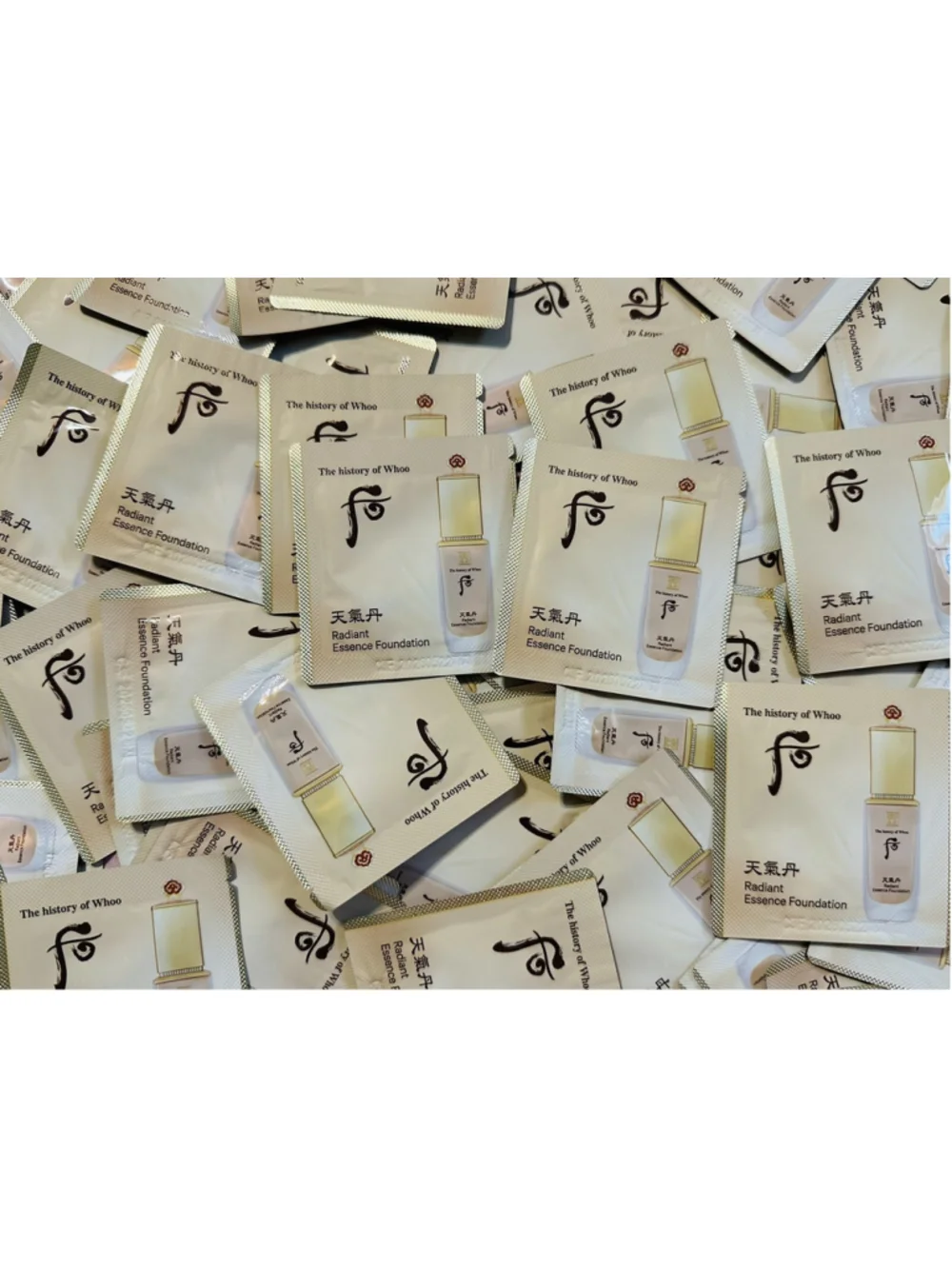 The history of Whoo Radiant Essence Foundation #No.21 Beige 1ml x 50pcs K-Beauty